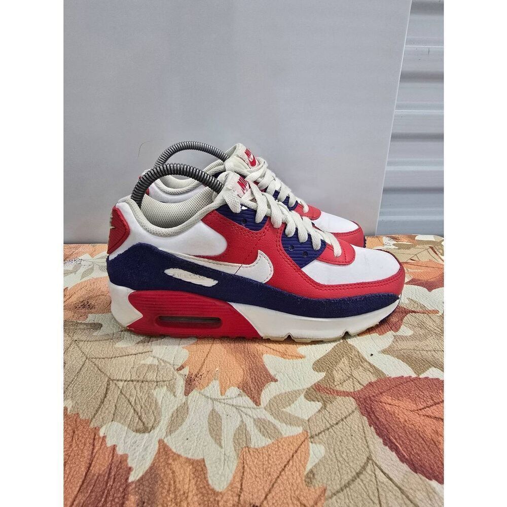 Nike Air Max 90 USA Olympics Women’s Running Shoes Size 6.5 GS Youth Size 5Y